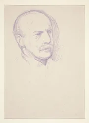 Study, Portrait Head of Man, Coronation of Edward VII Portrait