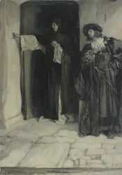 The Duke and Friar Thomas, from Measure for Measure, Act I, Scene iii