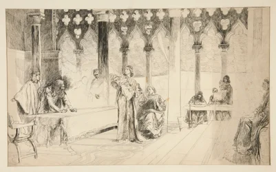 Trial Scene, from Merchant of Venice