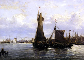 Gorlston Harbour, 1878