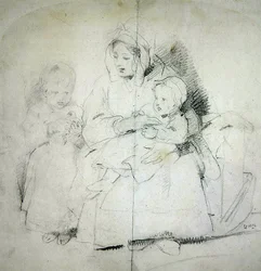 A Mother with Two Children