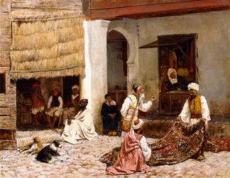 A Rug Bazaar, Tangier