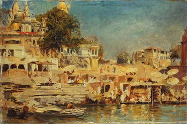 View of the Ghats at Benares