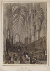 The choir, Westminster Abbey, London
