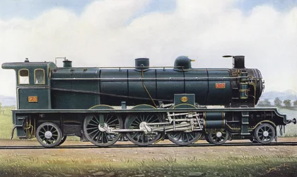 The product of two Republics: "Pacific" Type Steam Engine no. 4501, Paris - Orleans Railway