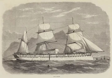 India and the Prince of Wales, HMS Serapis