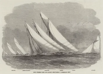 Royal Thames Yacht Club Match, the Yachts in Northfleet Hope