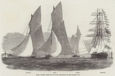 Royal Victoria Yacht Club Regatta, the Match for Her Majesty