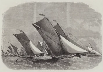 Sailing-Barge Race on the Thames