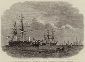 The War in Denmark, the Austro-Prussian Squadron at Cuxhaven after its Defeat off Heligoland