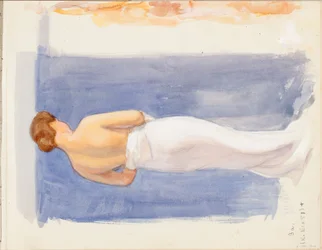 Bathing Sheet, page from Järnefelt