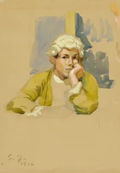 Young Man in Rococo Attire
