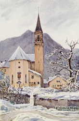 The Rhine: Ragatz, The Old Church