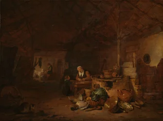 Interior of a Barn