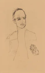 Seated Boy with Folded Hands