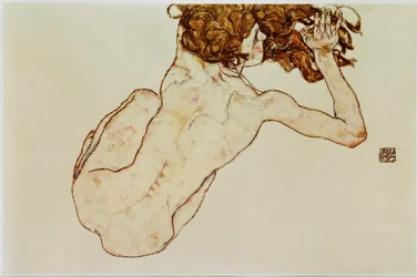 Crouching Nude, Back View