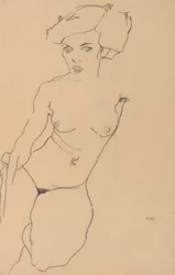 Kneeling Female Nude