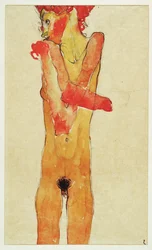 Nude Girl with Crossed Arms