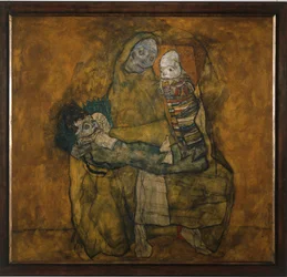 Mother with Two Children