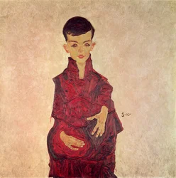 Rainerbub (Portrait of Herbert Rainer aged about 6 years)