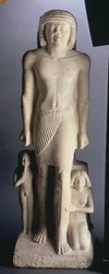 Family Group, possibly from Saqqara, Old Kingdom, Late 5th to early 6th Dynasty