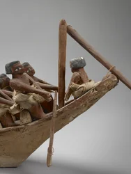 Model Funerary Boat (detail)