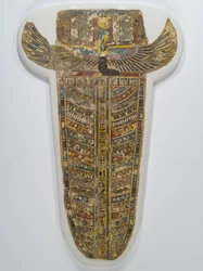 Painted Mummy Covering (Apron), 305-30 BC