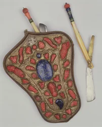 Pair of razors with holders, found at The battlefield at Heliopolis