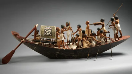 Model Sporting Boat from the Tomb of Meketre, c.1981-1975 B.C.