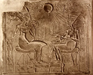 Akhenaten and His Family, from Akhetaten