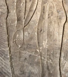 Egyptian Antiquity: Ankh Hieroglyphs. Tomb of Kherouef (TT192) (18th Dynasty)