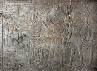 Egyptian Antiquity: Relief of the Tomb of Kha em Het