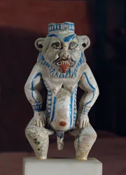 God Besh as a pot for storing kohl, the eyeliner
