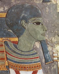 Painted relief of god Ptah