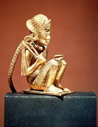 Pendant representing Amenophis III from the tomb of Tutankhamun, New Kingdom