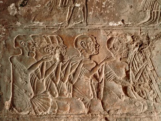 Singers and harp players