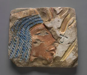 Talatat: Portrait of Nefertiti, c.1353-1347 BC