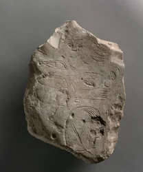 Trial Piece Worked on Both Sides, c.1391-1353 BC