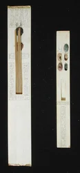 Two Palettes, from the Tomb of Tutankhamun, Valley of the Kings, New Kingdom, c.1353-1327 BC