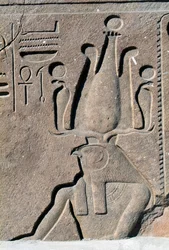 Block with reliefs and inscriptions of Ramesses II, Great Temple of Amun, Tanis, Egypt, New Kingdom, Dynasty XIX