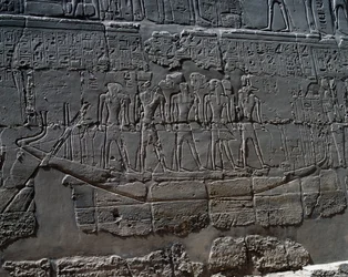 Funerary boat (detail)