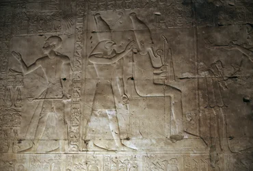 Relief, Temple of Seti I, Abydos, Egypt