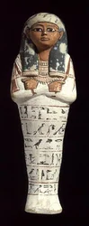 Shabti of Sennedjem, a necropolis worker at Deir el-Medina, Thebes, New Kingdom