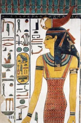 The goddess Selkis, fresco, entrance to the vestibule, Tomb of Nefertari, Valley of the Queens, Thebes