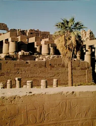 Wall of Ramses II and the Temple of Tuthmosis