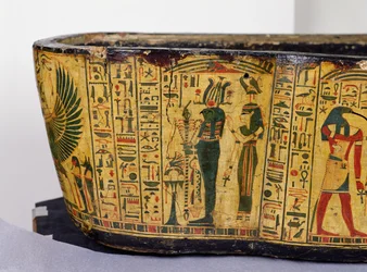 Detail of the Outer Coffin Base of the Mummy of Nesyamun, Possibly Found at Deir El-Bahri, New Kingdom, c.1100 BC