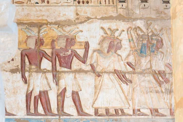 Painted Relief Image on the Vault