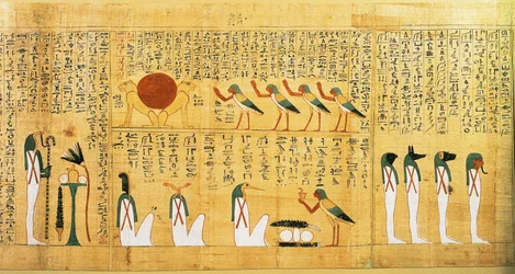 Mythological papyrus of Imenemsauf, Chief bearer of Amon. (detail)