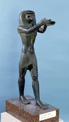 Statue of the God Horus Making a Drink Offering, Third Intermediate Period, c.750 BC
