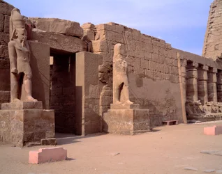 View of the Temple of Karnak, Egypt